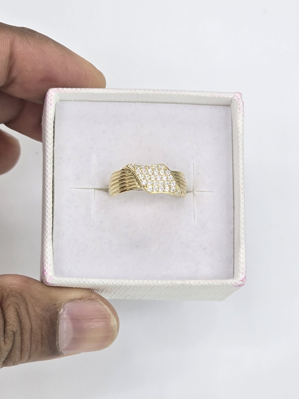 10k Real Gold Fancy Ring For Women